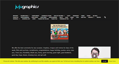 Desktop Screenshot of jujugraphics.com